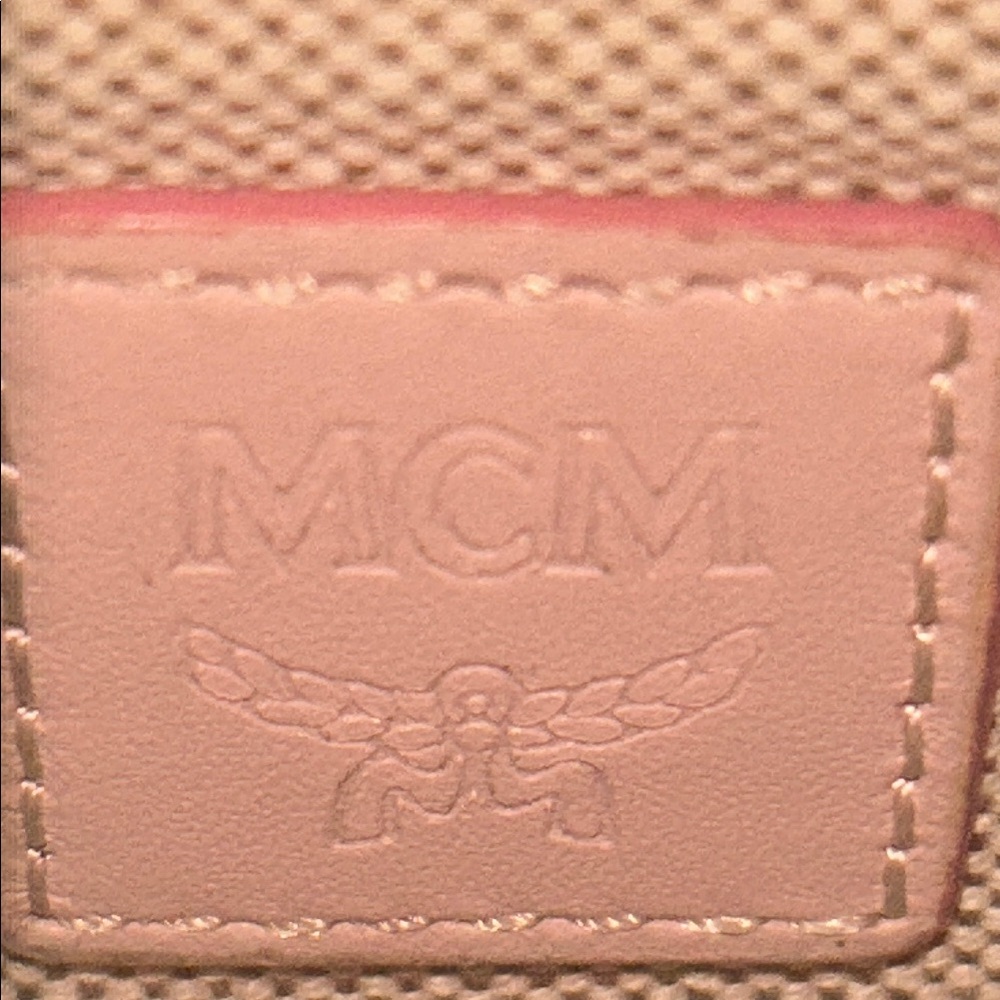 MCM Pink Travia Mini Shoulder Bag - Picture 2 of 4